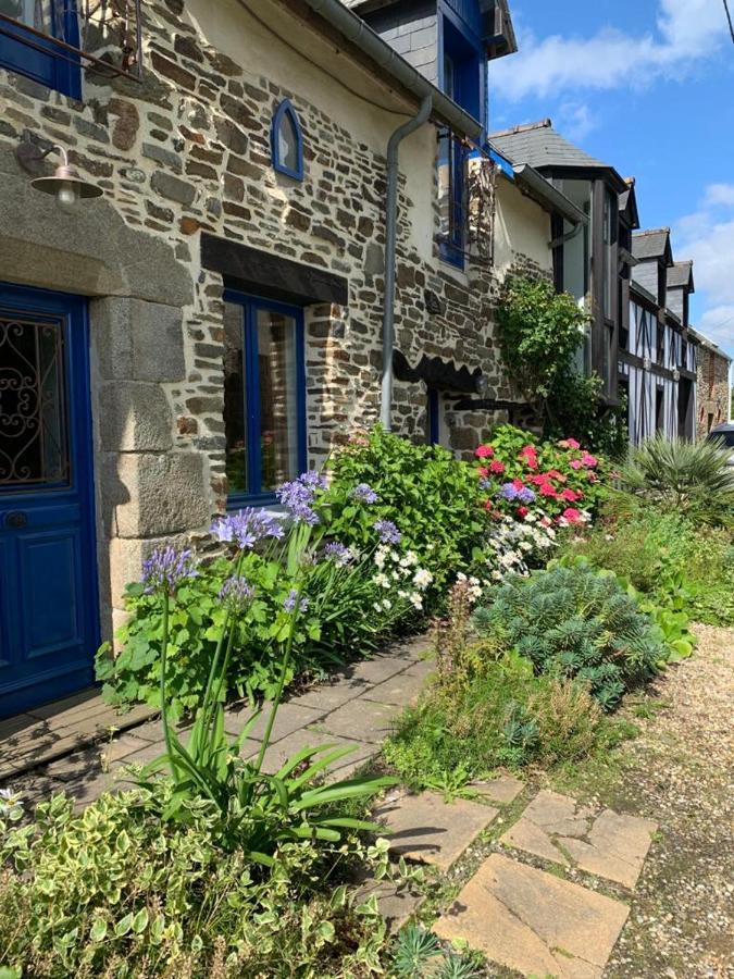 Grande maison en pierre, calme, jardin arboré. Roz-Landrieux Exterior foto